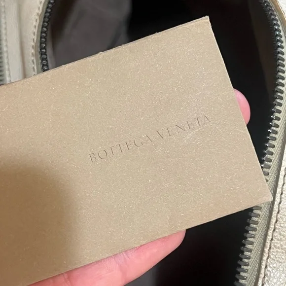 Authentic Bottega Veneta tan/gray ombré small satchel bag - Picture 11 of 12